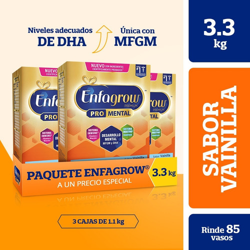 Enfagrow® Premium Sabor Vainilla- 3.3 Kg