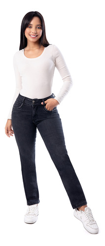 Pantalon Moda Denim Stretch Mujer Ila