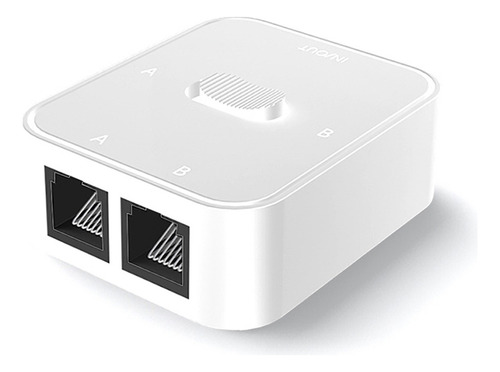 ... Selector De Conmutador Lan Cat6 Rj45 2 En 1 De 2