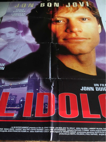 Poster Jhon  Bon Jovi El Idolo Original 1995 -(the Program) 