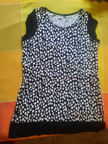 Hermoso Vestido Corto Blanco Y Negro ! Super Ponible !!