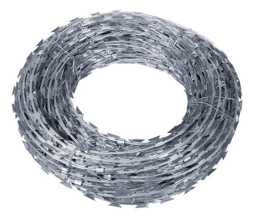 Alambre Seguridad Concertina Simple 30cm X 10mts Black Iron