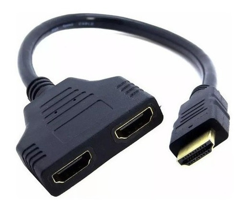 Cabo Divisor Splitter Hdmi Conversor 1x2 Duplica Imagem Ps