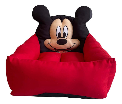 Cama Mascota Perro Mickey Mouse Pets Resistente Cómoda