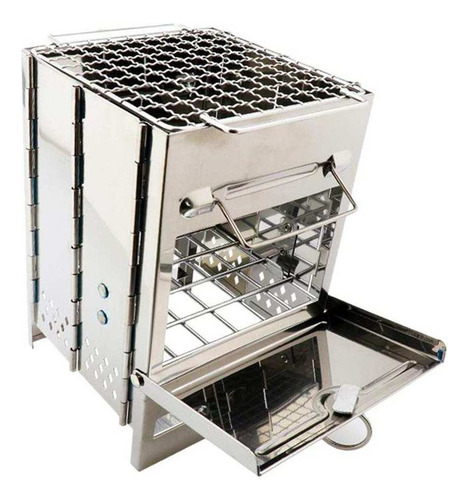 Parrilla For Bbq De Acero Inoxidable Estufa De Picnic Para