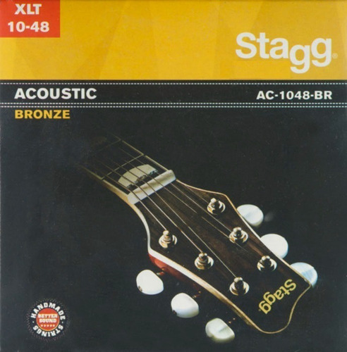 Encordado Guitarra Acustica  Bronze 10 - 48 Stagg Ac1048br