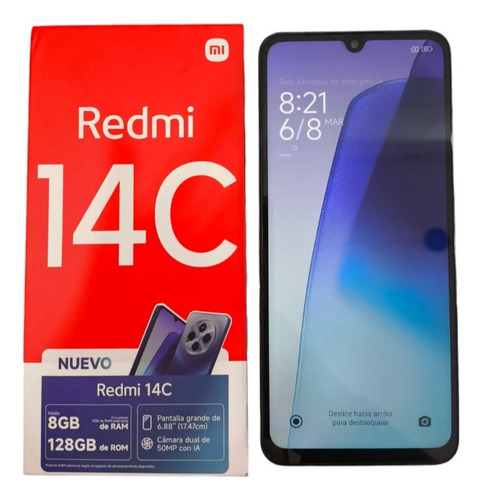 Celular Xiaomi Redmi 14c Dual Sim 128gb 4gb Ram Liberado Negro
