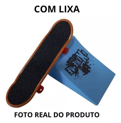 Skate de Dedo com Rampa Fingerboard com Obstáculo Radical em