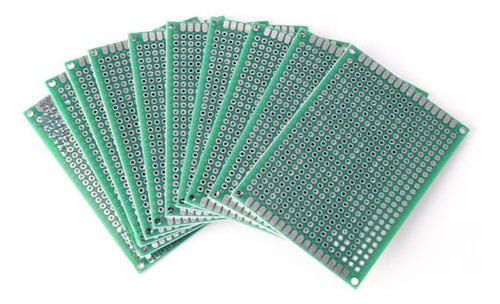 Junta Directiva 10pcs Doble Cara Los 5x7cm Tira Pcb Circuito