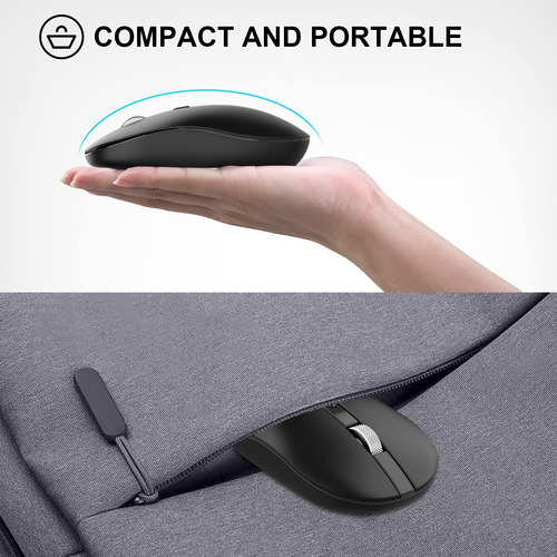 Cimetech Ratón Inalámbrico Tipo C, Ratón Usb C 2.4g Ratones