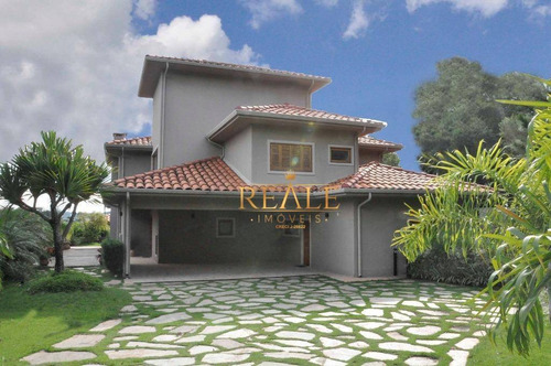 Imagem 1 de 30 de Casa Com 4 Dormitórios À Venda, 720 M² Por R$ 4.900.000,00 - Condomínio São Joaquim - Vinhedo/sp - Ca1110