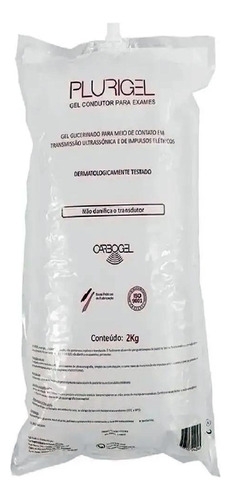 Gel Condutor Para Ultrassom E Exames Plurigel - Bag 2 Kg