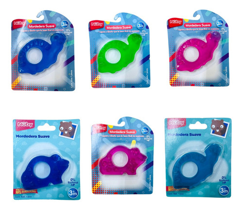 Juego De 2 Mordederas Para Bebe Nuby Modelos Aleatorios