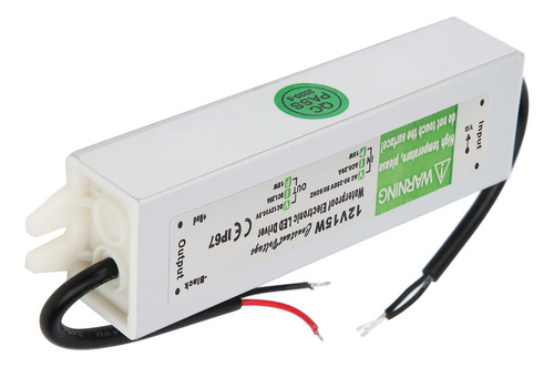 Controlador Led De Conmutación A Prueba De Agua De 15w Ac90-