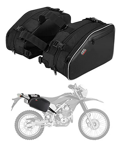 Saddlebags Kemimoto Para Moto, 24l De Capacidad Y Cubiertas 