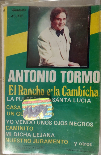 Cassette De Antonio Tormo El Rancho E'la Cambicha (1838