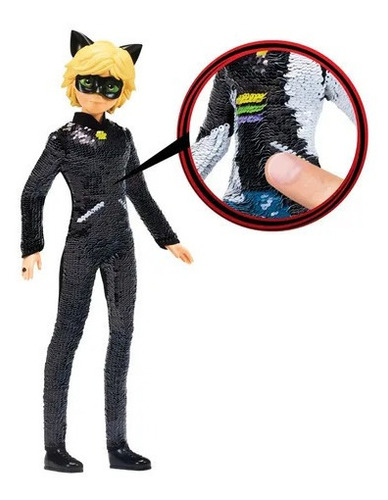 Miraculous Figura Cat Noir Fashion Flip Lujo 28 Cm Int 50195