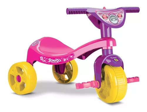 Triciclo Motoca Infantil Unicórnio Com Haste Tchuco Samba Toys