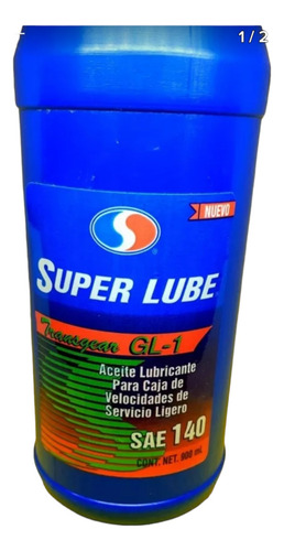 Aceite Sae 140 Gl1 Súper Lube Transmisión (5 Litros)