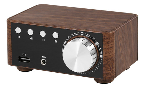 Amplificador De Sonido 5.0 Hifi D Usb/aux Digital 50wx2 Grai