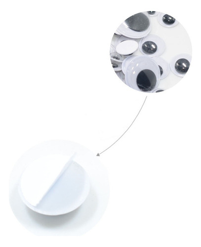 700x Googly Eyes Ojo Móvil Autoadhesivo Para Suministros De