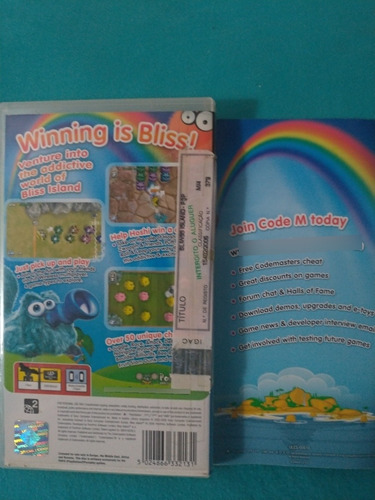 Jogo Psp Umd Bliss Island Completo Importado Do Japão (Usado)