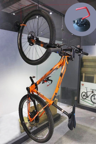 Imagen 9 de 11 de Porta Bicicleta Auto Universal Succion Ventosa 1 Bicicleta