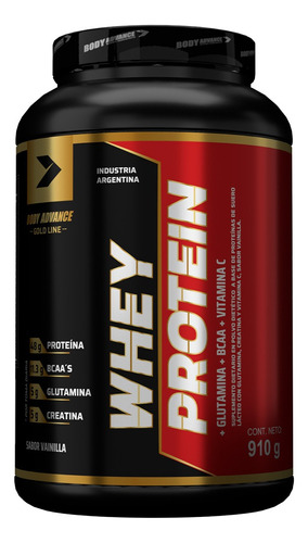 Body Advance Whey Protein Proteina Polvo 910gr 2lb - Pote