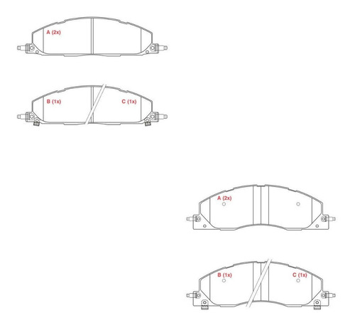 Pastilha De Freio Diant Traseira Dodge Ram 2500 08/ Willtec