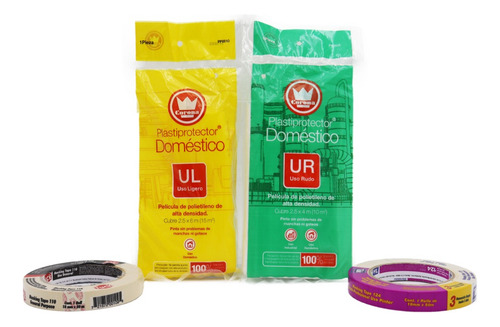 Kit Corona Plastiprotectores Masking General Profesional