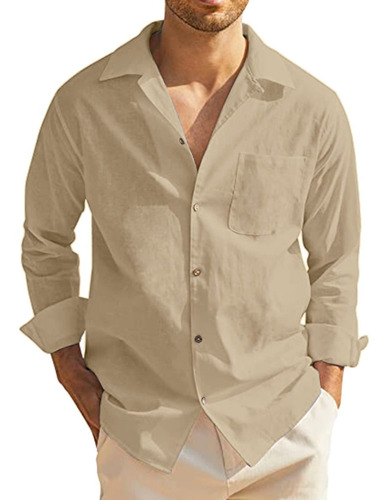 Button Down Shirts For Menong Sleeve Turn Collar Tee Fit