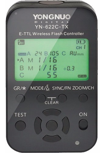 Transmissor Yongnuo Yn-622c-tx E-ttl Para Radio Flash Canon