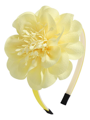 12 Diademas De Flores De Gasa Para Niñas Accesorios De Cab