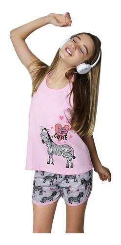 Pijama De Nena Verano So Little Cutie De So Pink 11523