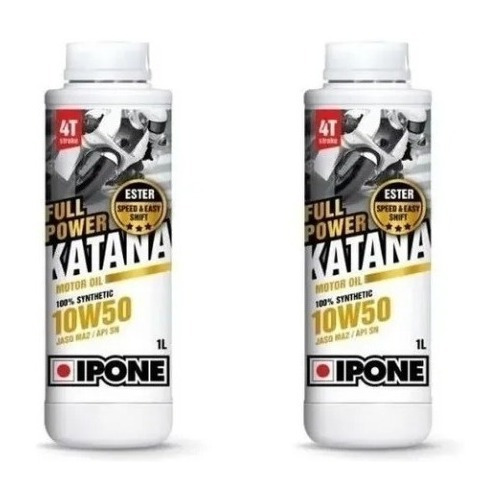 Aceite Ipone Katana Full Power 4t 10w50 Sintetico X2