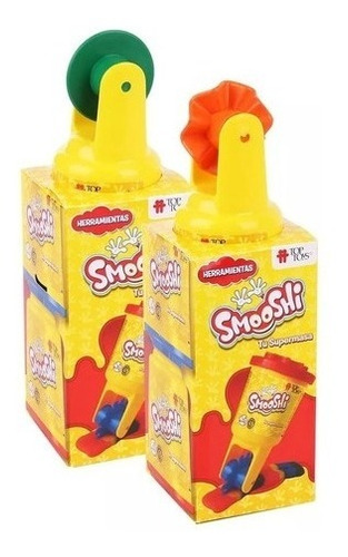 Imagen 1 de 3 de Smooshi Juego De Masa Mix Herramientas X2 Potes Top Toys