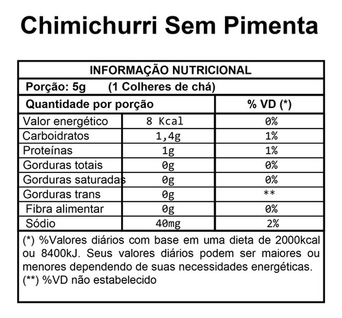Imagem 3 de 5 de Tempero Argentino Chimichurri S/ Pimenta Rei Do Empório 500g