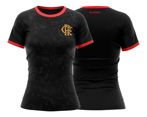 Camisa Flamengo Feminina Vermelho E Preto Oficial | Frete grátis