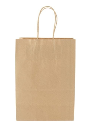10 Sacola Kraft Delivery Pequena 18x14x10 - Sobremesa E Doce