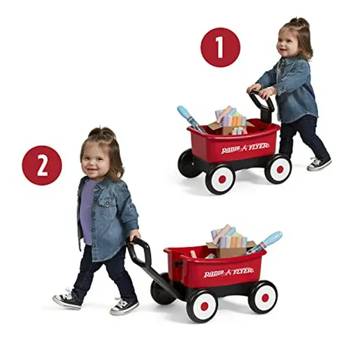 Carrito De Verano Radio Flyer Con Burbujas Y Tiza Para Niños