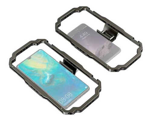 Imagen 4 de 10 de Soporte Jaula Estabilizadora Universal Para Smartphone Metal