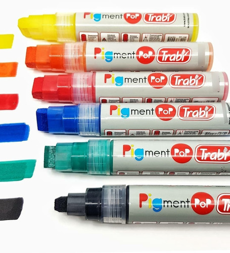 Marcador Tinta Pigmentada Permanente Pigment Pop Trabi 15mm 
