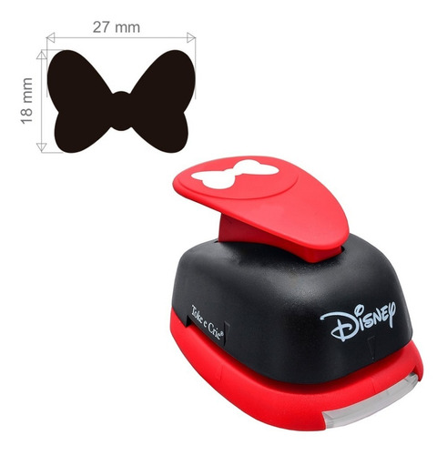 Furador Papel E Eva Gigante Disney Laço Minnie Mouse 2,7cm
