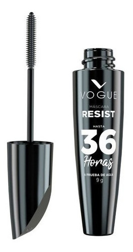 Imagen 1 de 3 de Mascara De Pestañas Vogue Resist 36 Horas A Prueba De Agua
