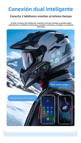 Auriculares Para Casco De Moto Con Cámara Hd Y Dvr