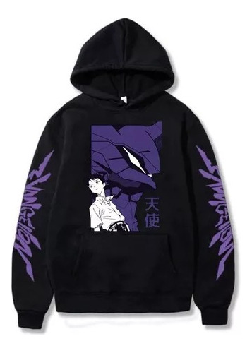 Buzo Para Niños Eva 01  Shingi Ikari Hoddie Anime Evangelion