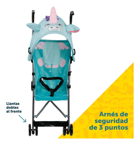 Carriola de bastón Safety 1st US133 unicornio con chasis color gris