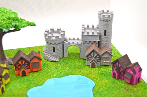 Maqueta Escolar Castillo Aldea