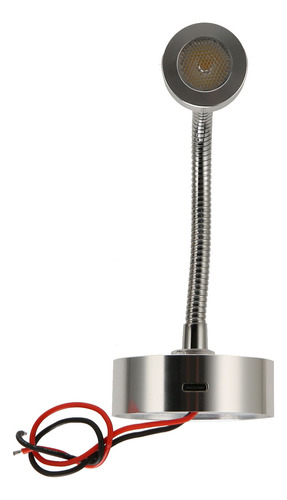 Cabecera Led Para Lectura Rv, Usb Tipo C, 3 Temperaturas De