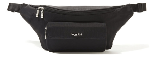 Baggallini Rinonera Moderna Para Todas Partes, Negro -